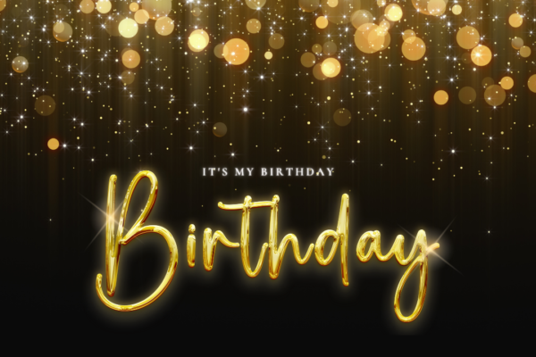 Gold And White Minimalist Happy Birthday Instagram Post (1)